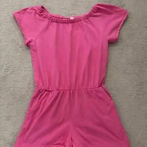Girls XS pink Gap romper